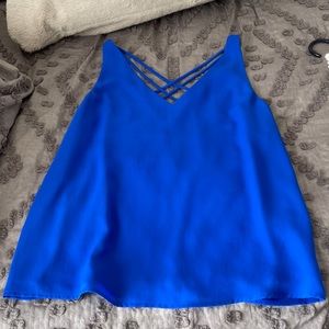 Express sleeveless blouse